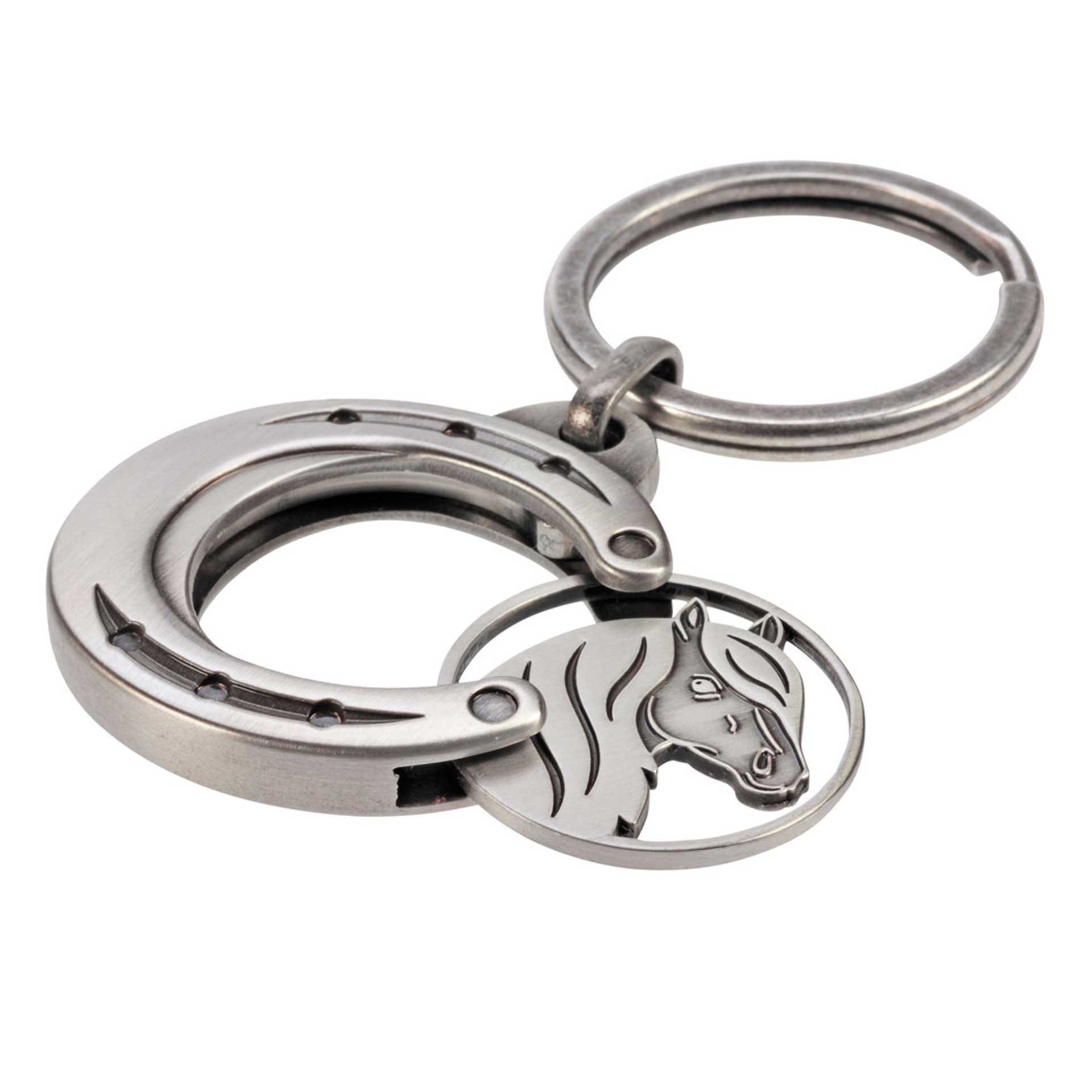 Keyring Horseshoe + Horsehead